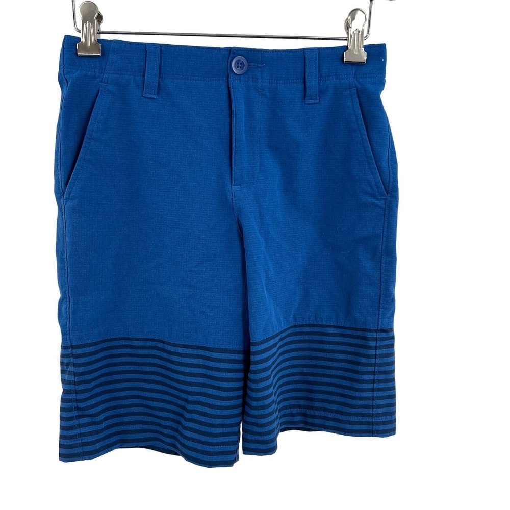 Under Armour Kids Shorts 12 HeatGear Loose Blue Golf 9” Inseam‎